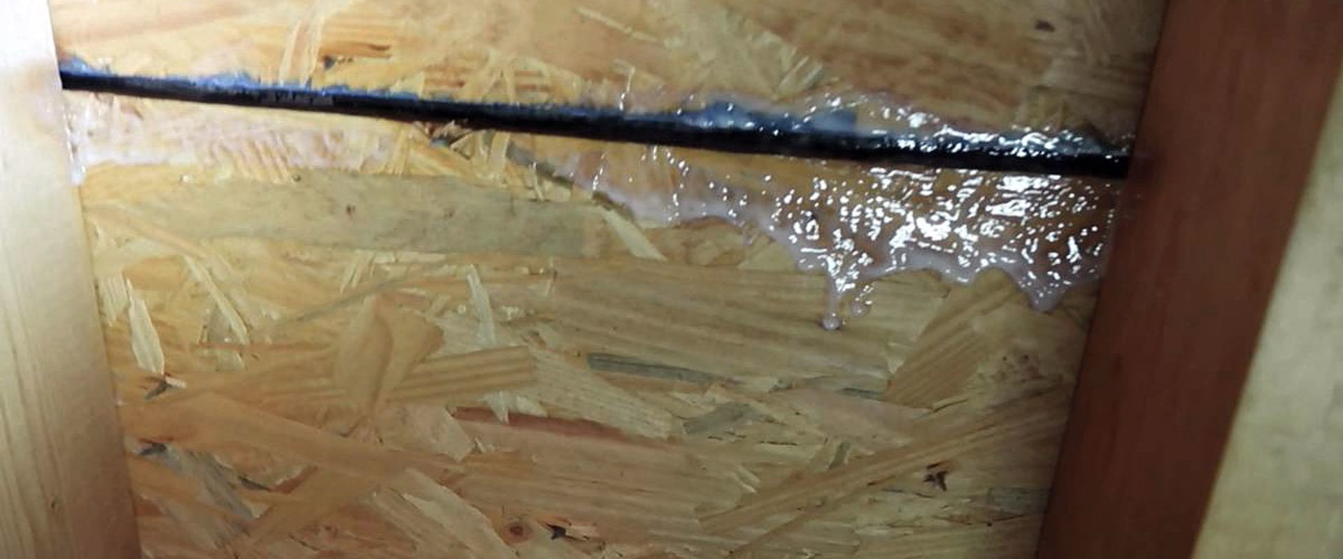 Can you seal a roof leak from the inside?